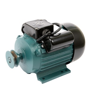 Motor electric monofazat, DDT, 1100 W, 1500 rpm, 2 condensatori, corp fonta - Img 2