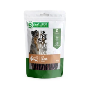 Nature s Protection Snacks for Dogs Soft Lamb Slices 75 Gr - Img 1