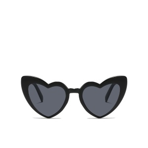 Ochelari in Forma de Inima, Flippy, pentru Petrecerea Burlacitelor, Tematica Nunta, Protectie Soare, 14.7x4.9x14.2 cm, Negru - Img 4