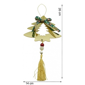 Ornament brad, Flippy, Brad, Auriu, Lucios, 14*26CM, Acril, Interior/ Exterior - Img 6