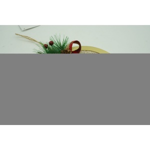 Ornament brad, Flippy, Pasare, Auriu, Lucios, 17*17CM, Acril, Interior/ Exterior - Img 7