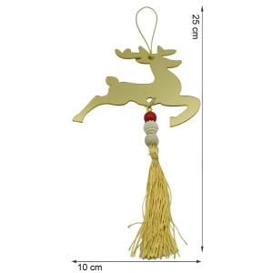 Ornament brad, Flippy, Ren, Auriu, Lucios, 10*25CM, Acril, Interior/ Exterior - Img 11