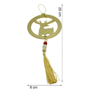 Ornament brad, Flippy, Ren, Auriu, Lucios, 8*25CM, Acril, Interior/ Exterior - Img 11