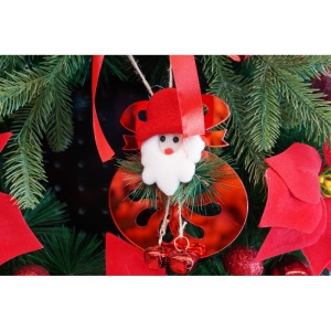 Ornament brad, Flippy, Rotund cu clopotei, Rosu, Lucios, 15*20CM, Acril, Interior/ Exterior - Img 9