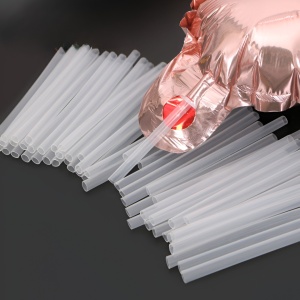 Pai din Plastic, pentru Umflarea Baloanelor din Folie, Flippy, 8 cm, Transparente - Img 4