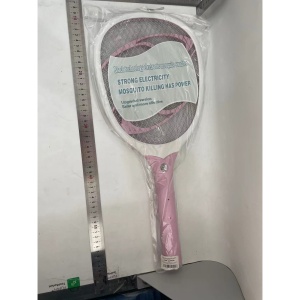 Paleta Electrica pentru Tantari, Muste sau Insecte LED, Flippy, Reincarcabila, Incarcare USB, Plastic, Casa si Gradina, Anti-insecte, Alb-Roz - Img 2