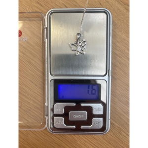 Pandantiv din Argint 925 Jolie Silver, Model Fluturas Rodiat cu Zirconii, 20 x 15 mm, 1.6 g - Img 2
