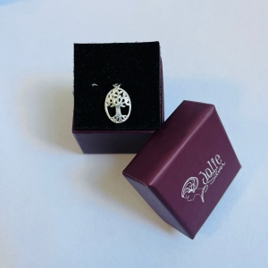 Pandantiv, Jolie Silver, Argint 925, Model Copacul Vietii Rodiat, 22 x 11 mm, 0.9 g - Img 6