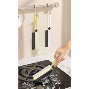 Perie Multifunctionala si Stergator, Flippy, Pentru Spatii Greu Accesibile, 24.7 x 4.5 cm, Alb - Img 5