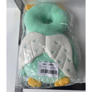 Perna tip Rucsac pentru Protectia Capului, Flippy, Tetiera tip Bufnita, pentru Bebelusi, 33x6x19 cm, 180 g, Verde - Img 7