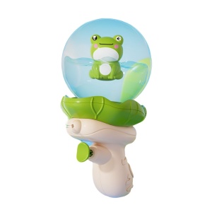 Pistol cu Apa pentru Copii, Flippy, Multifunctional, Capacitate 250 mL, Model Broscuta, 15.6x8x8.6 cm, ABS, Verde - Img 1