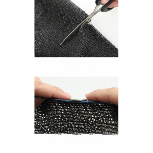 Plasa de umbrire neagra, latime 2 m, lungime 50 m, Flippy, protectie UV, Grad de umbrire 50-55% - Img 6
