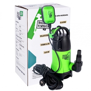 Pompa apa murdara cu plutitor, 900 W, 17200 l/h, 8.5 m