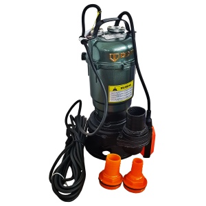 Pompa apa murdara din fonta si plutitor WQD-2000 W + 50 m Furtun pompieri 2" cu accesorii - Img 2
