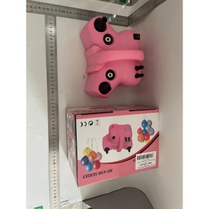 Pompa Electrica de Umflat Baloane, Flippy, cu Doua Iesiri, 220V, Putere 600W, Accesorii petrecere, Roz - Img 2