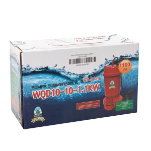 Pompa pentru apa murdara din fonta, WQD rosie 16 m, 1100W, 250 l/min - Img 3