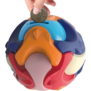 Pusculita Sub Forma de Minge, Flippy, de Construit, se Asambleaza/Dezasambleaza, din Plastic, 16.5x16.5x16.5, Multicolor - Img 6