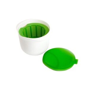 Recipient pentru Preparat Branza, Flippy, Capac de Silicon, Cheese Maker din Plastic, Strecuratoare, 17x14.5x12.8 cm, Verde - Img 12