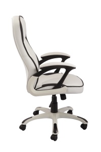 Scaun de birou directorial US25 Reno, negru, 63x69x110-122 cm - Img 3