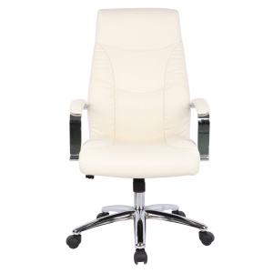 Scaun de birou directorial US62, bej, 61x71x108-116 cm - Img 2