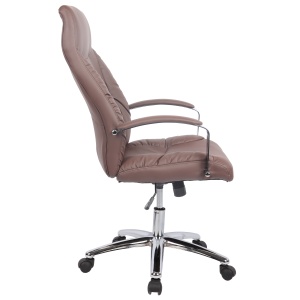 Scaun de birou directorial US62, maro, 61x71x108-116 cm - Img 3
