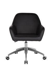Scaun de birou directorial US63, negru, 55x57x79-91 cm - Img 2