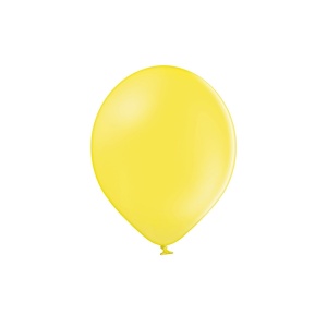 Set 10 Baloane din Latex, Flippy, Model Party cu Buline si Simple, 30 cm, Galben, 2.8 g - Img 2