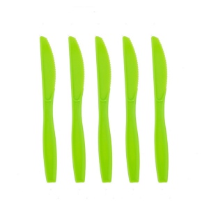 Set 10 Cutite de Unica Folosinta, Flippy, Colectia Dino Park, 17 x 1.6 cm, din Plastic PE, Multicolor