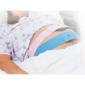 Set 2 Centuri de Monitorizare a Ritmului Cardiac Fetal, Flippy, Material Moale si Elastic, 6 x 130 cm, Albastru - Img 6