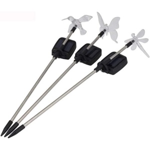 Set 3 Lampi Solare LED tip pasare-fluture-libelula, Inaltime 43 cm, Flippy, Multicolor - Img 9
