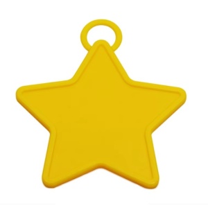 Set 4 Greutati pentru Baloanele cu Heliu, Flippy, 32 grame, 8 grame Fiecare, Plastic, Forma Stelute, Multicolor - Img 5