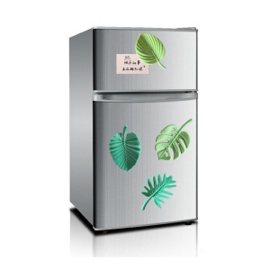 Set 4 Magneti de Frigider, Flippy, Model Frunze, din ABS si Magnet, Verde - Img 4