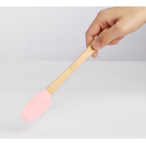 Set 5 Mini Spatule de Silicon Flippy, pensula, Stejar, Multicolor - Img 3
