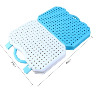 Set Constructie Bormasina Magica cu Servieta, Flippy, 310 Piese, Albastru, Piese Multicolore, Plastic, 31x46 cm - Img 10