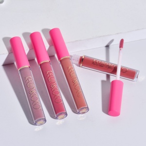 Set de Buze, KEVIN & COCO, Cloud Bubble, 4 Lip Gloss-uri, 15.1 x 8.1 x 2 cm, Roz/Nude - Img 2