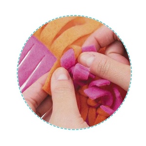 Set de creatie DIY Flippy, tesut si tricotat, patura 6+ ani, multicolor - Img 3