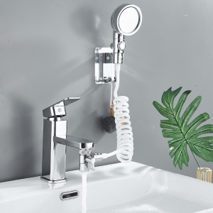 Set Extensie de Dus, Flippy, pentru Baterie Baie sau Bucatarie, 4 Piese, Filtru de Ioni Negativi, Furtun Flexibil de 1.5 Metri, Argintiu - Img 11