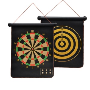 Set Joc Darts Flippy, Doua Fete pentru Joc, 6 Sageti Incluse, Magnetic, Dimensiuni 37 x 40 cm, Design clasic, Multicolor - Img 6