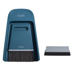 Set Mini Matura si Faras, Flippy, Uz Casnic, Doua Perii, pentru Birou, Bucatarie, Casa, 19.5x13.8x3.6 cm, Albastru - Img 1
