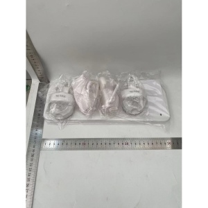 Suport pentru Baie, Flippy, Montare pe Perete, Model Pisicute, ABS, Adeziv, Raft pentru Depozitare, 33.4x17.7 cm, Alb - Img 2