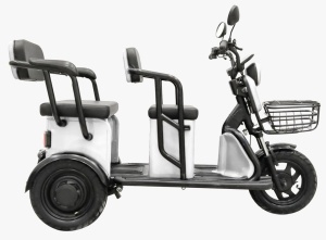 Tricicleta electrica, Volta APM5, 1000W, 25 km/h, Autonomie pana la 40 km, alb, fara permis - Img 2