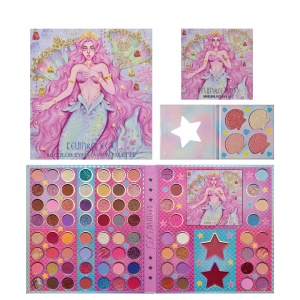 Trusa de Machiaj, KEVIN & COCO, Mermaids, 86 culori, 23.5 x 25 x 2.1 cm - Img 7