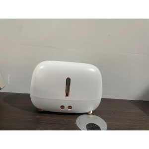 Umidificator de tip flacara, Flippy, cu aromaterapie, 7 culori, 250 ml, alb - Img 9