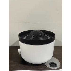 Umidificator de tip vulcan, Flippy, cu aromaterapie, cu telecomanda, 560 ml, model V21A, alb - Img 9