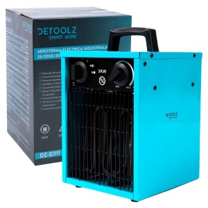 Aeroterma electrica industriala Detoolz 25/2000/3000W - Img 1
