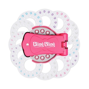 Aparat aplicare strasuri Flippy, Plastic, 11.5x9.5x8 cm, Multicolor