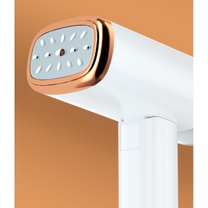 Aparat de Calcat Vertical Portabil cu Abur, Flippy, Putere 1000W, Rezervor de 100 ml, Priza, Functie Anti Calcar si Auto Curatare, Pliabil, 15x17x7.5 cm, Alb - Img 7