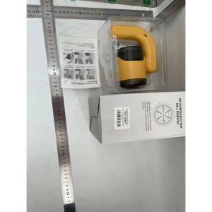 Aparat Pentru Curatat Scame, Par Si Praf, Flippy, cu LED, Pentru Diferite Tipuri De Material, Cu Lame Din Otel Inoxidabil, Compartiment de Depozitare, Maner Reglabil, 11x10.5x8.7 cm, Galben - Img 2