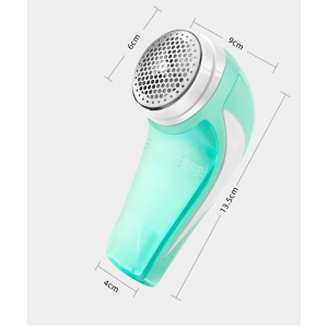 Aparat Pentru Curatat Scame, Par Si Praf, Flippy, Pentru Diferite Tipuri De Material, Cu Lame Din Otel Inoxidabil, Incarcare Prin USB Type-C, Cu Perie De Curatare si Cablu USB Incluse, 13.5x9 cm, Verde - Img 4
