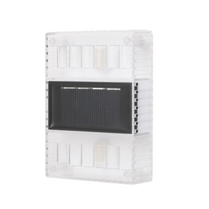 Aplica solara LED Flippy, ABS/Policarbonat, rezistenta la apa IP65, pentru perete, 1.2V, 600mah, 10.5 x 2.5 x 7 cm, alb cald - Img 1